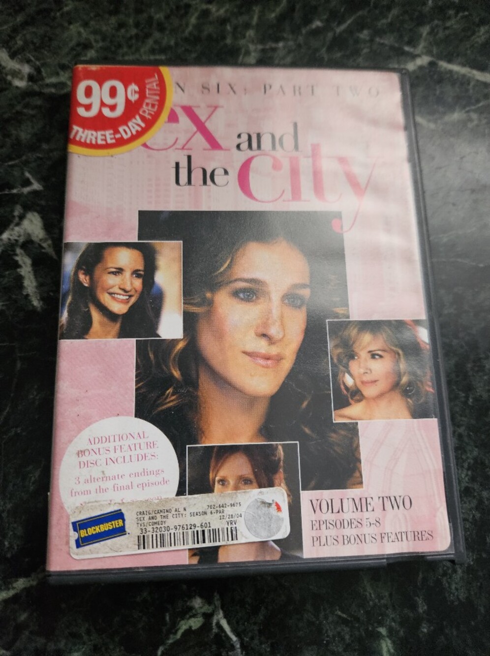 Sex In The City Season Six Part 2 Dvd